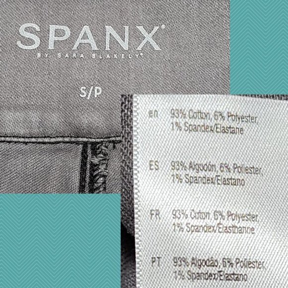 Spanx NWT Gray Pewter High Rise Pull On Denim Solace Leggings - Picture 5 of 5